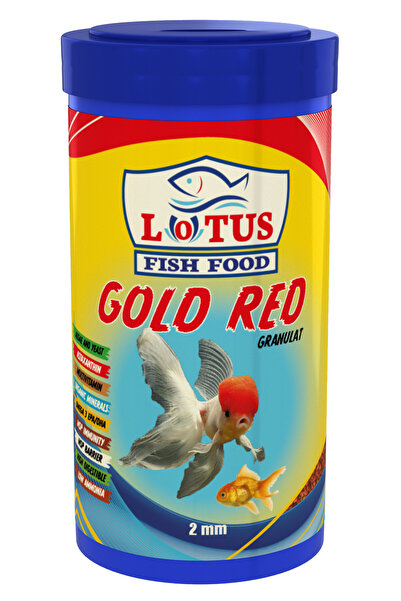 AMORE Goldy Mix %37 Protein Japon Balığı Yemi 125ml, Lotus 100ml Kutu, AHM 50gr Pellet ZipPack