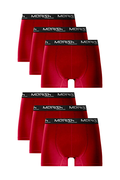 Merish Underwear Pachet special de 6 boxeri din Lycra premium pentru bărbați