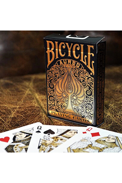 Bicycle |   Aureo Black Deck-Black Deck Playing Card