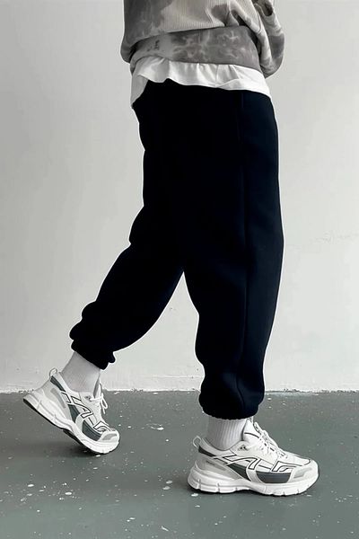 mw memowear Unisex 2ip πλεκτό ύφασμα αθλητική φόρμα στο κάτω μέρος