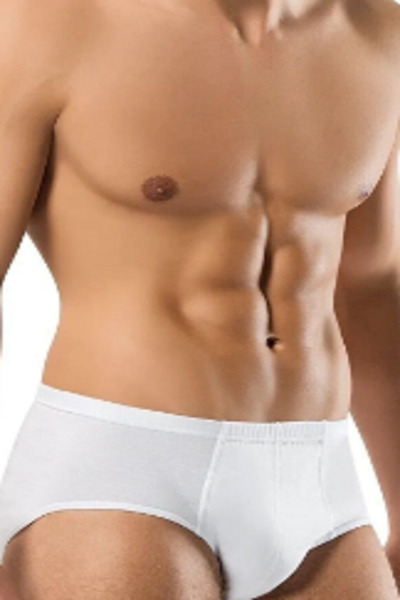 Erdem Erkek Beyaz Penye Orjinal Pamuklu Slip 6'lı