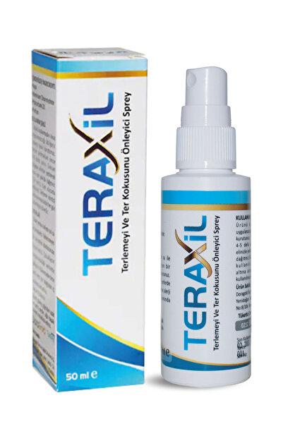 Teraxil El, Ayak, Koltuk Altı Terleme Ve Ter Kokusu Önleyici Sprey Deodorant Antiperspirant Unisex 3 Adet