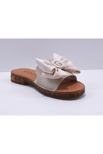 Guja Flat slippers with bow (mold is small, size 1)
