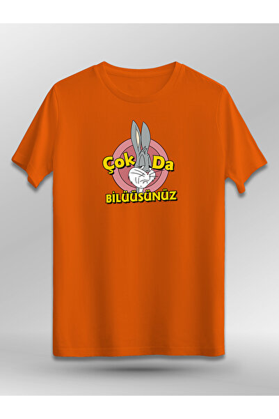 Trakya Bazaar Çok Da Bilüüsünüz Bugs Bunny (Baskılı Üniseks Tişört)