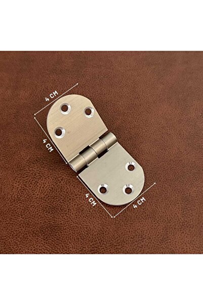 KOLDOOR Star Oval Alüminyum Masa Yaprak Menteşe 4x4 Cm 4 Adet