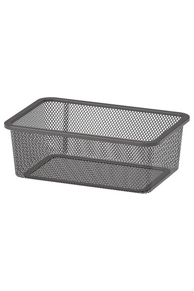 IKEA Trofast Steel Storage Box, Dark Gray, 20x30x10 cm