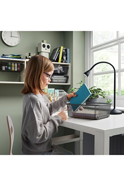 IKEA Trofast Steel Storage Box, Dark Gray, 20x30x10 cm