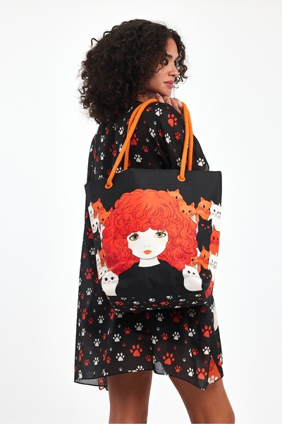 SOFT AKSESUAR Pareo and Bag Set