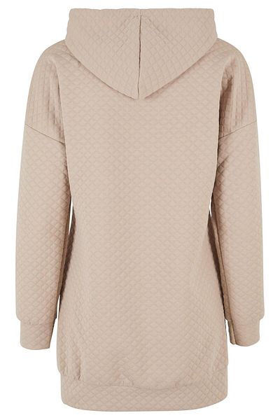Cloud5ive Damen Cloud5ive Damen Hoodie mit Diamond Strukturmuster und Kängurutasche