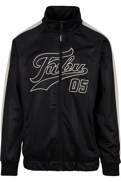 FUBU Herren FM223-017-2 FUBU Varsity gestreifte Trainingsjacke