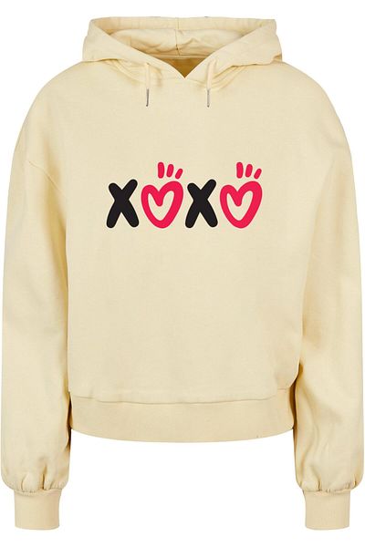 Merchcode Damen Ladies Valentines Day - XOXO Organic Oversized Hoody