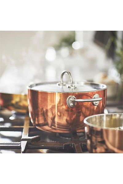 IKEA FINMAT Stainless Steel 3 lt Copper Pot