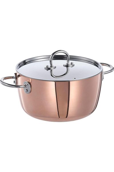 IKEA FINMAT Stainless Steel 3 lt Copper Pot