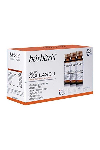 Barbaris كولاجين سائل 10x50 مل زجاجة 4 عبوات