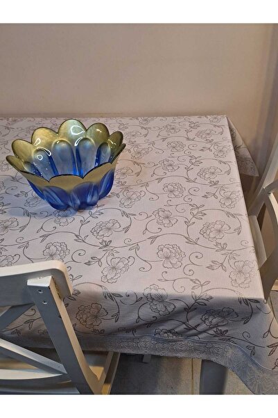 Başak Ev Tekstili 120x150 Patterned Wipeable Non-slip BasePvcOilcloth - Ready Table Cloth
