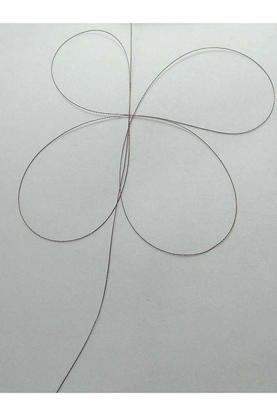 Eskişehir hobi sanat 0,2 mm 60 μέτρα κλωστή χάντρες προσευχής Καφέ καφέ (πιο λεπτή κλωστή χάντρες προσευχής)
