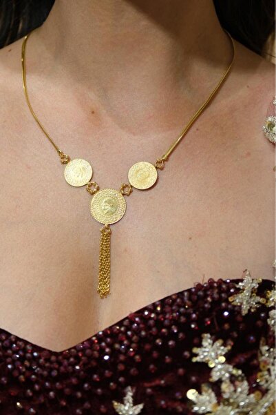 Tufanlar Kuyumculuk Altın Çeyrekli Kolye