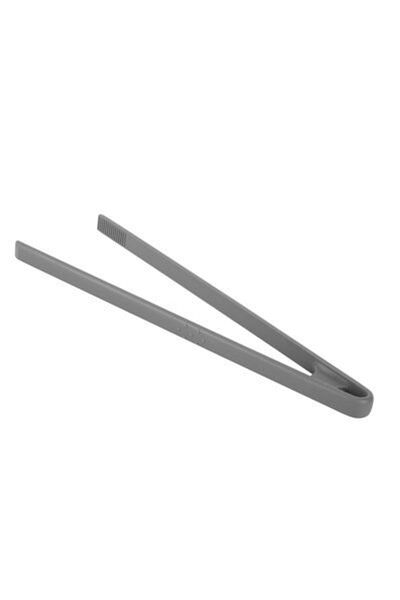 ElvinHomeConcept Tantitoni Gray Colored Silicone Tongs 28X4X1.5CM (Elvin Home Concept)