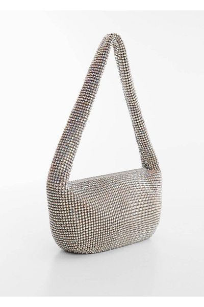 MANGO Woman Peněženka na mince - Crystal Stone Detailed