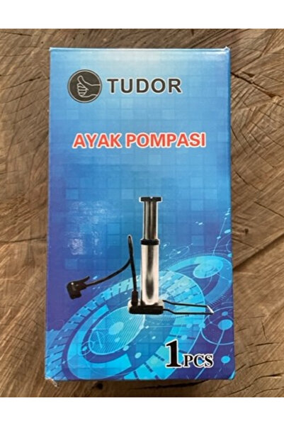 TUDOR Ayak Pompası Lastik Şişirme Pompası Hava Basma Pompalı