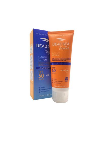 Dead Sea High Protection Sun Lotion - SPF 50 + 75 ML Belladerm
