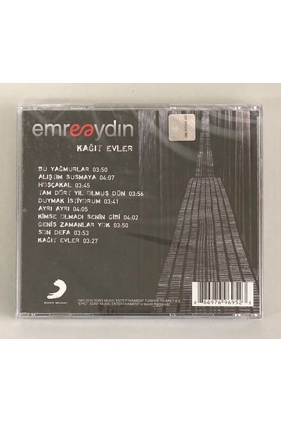 Plakevi İzmir Emre Aydın Paper Houses Cd (Zero Cd in Gelatin)