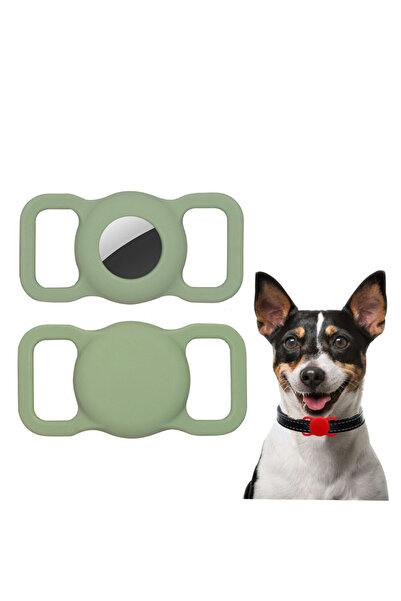 Dexmon Airtag Compatible Silicone Case Cat Dog Collar Attachable Closed Does ...
