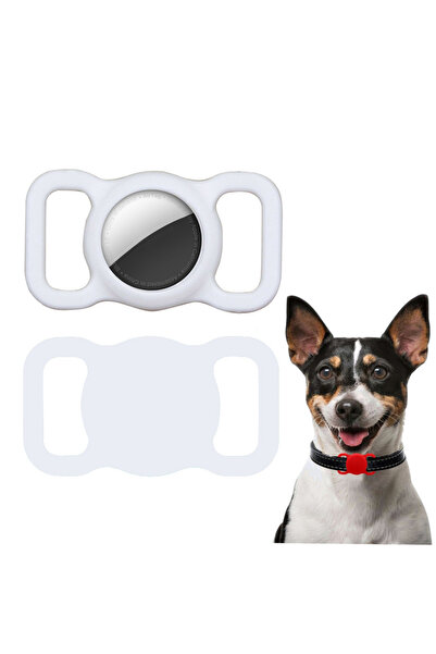 Dexmon Airtag Compatible Silicone Case Cat Dog Collar Attachable Closed Does ...