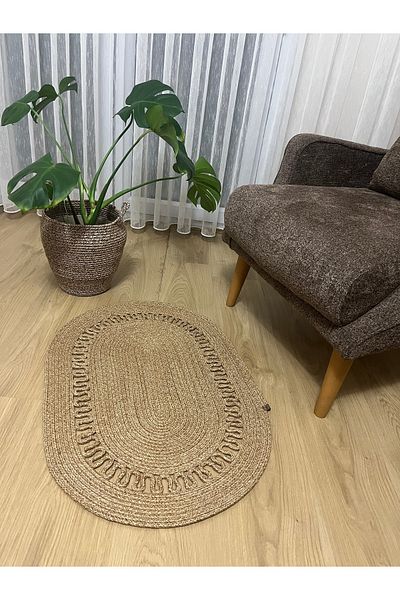 Namteks A doorway with a jute straw tricot, bathThe KitchenSalonLiving room floor mat, modern rug, souvenir