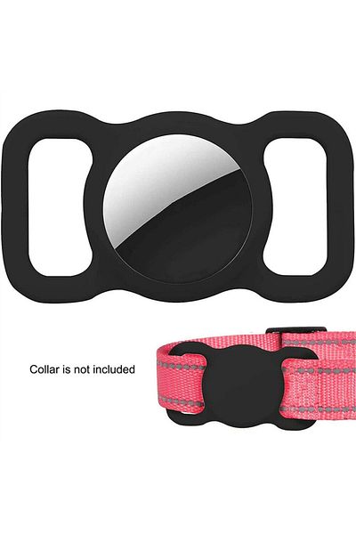 Dexmon Airtag Compatible Silicone Case Cat Dog Collar Attachable Closed Does Not Fall Unbreakable Washable