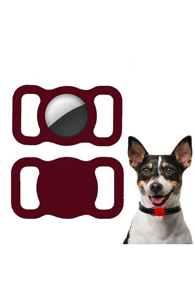 Dexmon Airtag Compatible Silicone Case Cat Dog Collar Attachable Closed Does Not Fall Unbreakable Washable