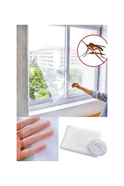 Kenpool Cam Sineklik Pencere Perde Cibinlik Tül Ayarlanabilir Tek Kanat Yapış...
