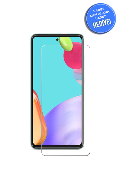 Tria Galaxy A52 / A51 Uyumlu Temperli Şeffaf Kenarlı Ekran Koruyucu Kırılmaz ...
