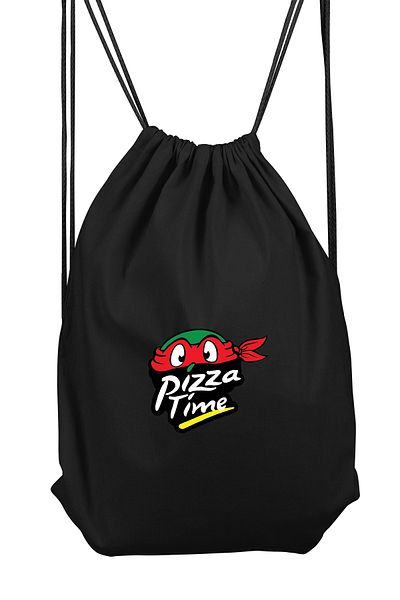 herotasarım Αθλητικό σακίδιο πλάτης Pizza Time - Μοντέλο BLL4474