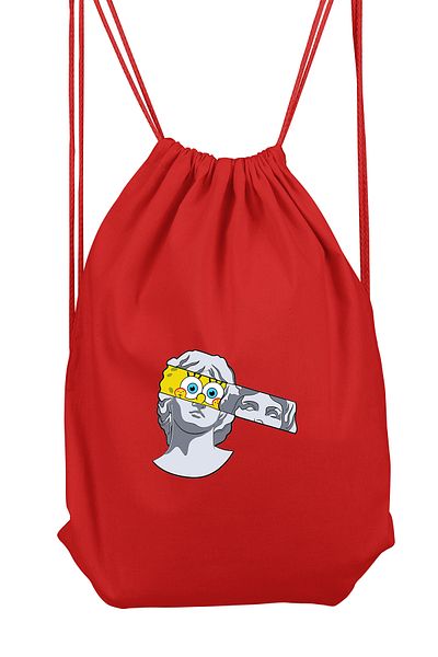 herotasarım Αθλητικό σακίδιο πλάτης Bob Sponge - BLL4879