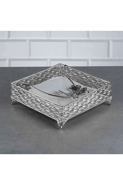 Hinora Suport pentru Șervețele Nil Butterfly Square 18x18 Cm