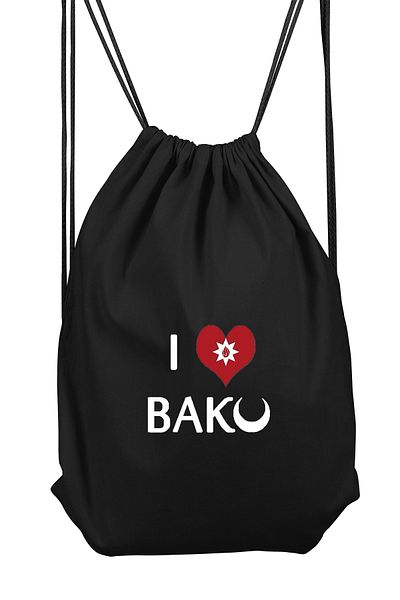 herotasarım Αθλητικό σακίδιο πλάτης Baku - i Love Baku bll4597