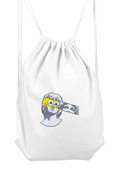 herotasarım Αθλητικό σακίδιο πλάτης Bob Sponge - BLL4879