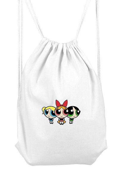 herotasarım Αθλητικό σακίδιο πλάτης Power Puff Girls Bll4972 Model