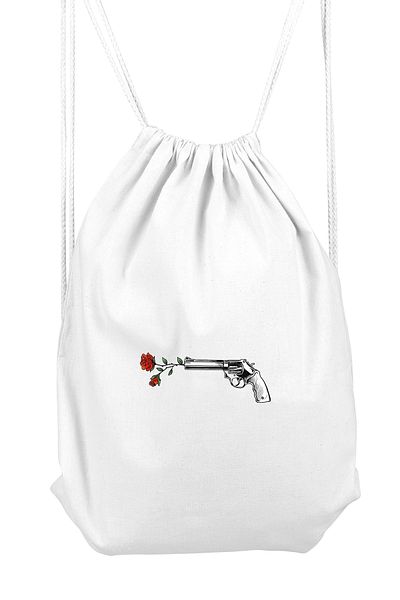 herotasarım Αθλητικό σακίδιο πλάτης Pistol Rose - bll4756