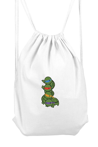 herotasarım Αθλητικό σακίδιο πλάτης Ninja Bll4460 Model - Turtles