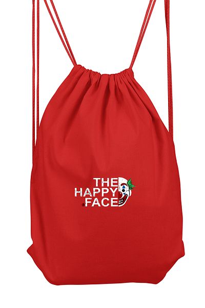 herotasarım Αθλητικό σακίδιο πλάτης Happy Face - Bll4566