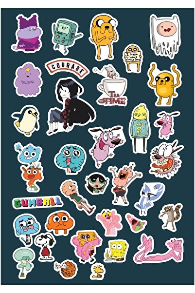 Anime Marketi مجموعة ملصقات شخصيات كرتونية مختلطة - جدول الأعمال - الكمبيوتر ...