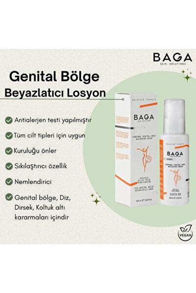 Baga Genital Bölge Beyazlatıcı Losyonu 2X (2 Adet)