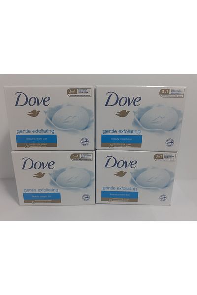 Dove Soap Gentle Exfoliating - 90 Gr X 4 Pieces