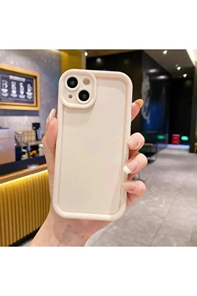 Go Aksesuar Iphone 13 VE 14  Uyumlu Darbe Önleyici Mat Lansman Silikon Kılıf