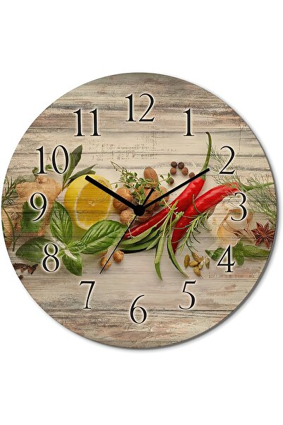 Bilge Lazer bilge Tasarım   RETRO   Duvar Saati 35 x 35 CM