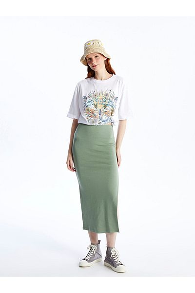 LC Waikiki XSIDE Women's Extra Slim Fit Straight Skirt Skirt