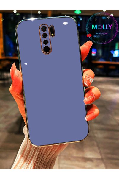 Molly Technology Petrol Blue Edges Luxury Silicone Case for Xiaomi Redmi 9 wi...