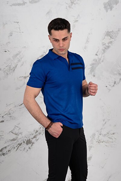 AKÇAYLAR Поло з мікрофіламентної тканини, облягаючий, чоловічий футболка